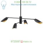 Fredrick Ramond Bowery 2-Tier LED Chandelier FR35804BLK, светильник