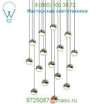 Grapes 16 Light LED Square Multipoint Pendant 2923.01-SML SONNEMAN Lighting, светильник