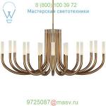 KW 5585AB-EC Visual Comfort Rousseau LED Oval Chandelier, светильник