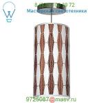 Jefdesigns jd_Weave1_Walnut_Lisha16 Weave 1 Column Pendant Light, светильник