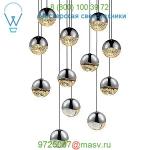 2917.01-SML Grapes 12 Light LED Round Multipoint Pendant SONNEMAN Lighting, светильник