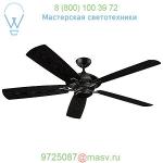 Cyclone Outdoor Ceiling Fan 5CY60BK Monte Carlo Fans, светильник