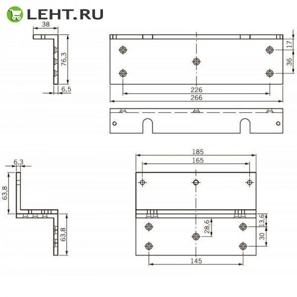 L+Z кронштейн для EMC 1200 ALH: Крепление