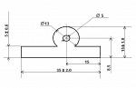 Уплотнительная резина ТУСМ-4-01 профильная