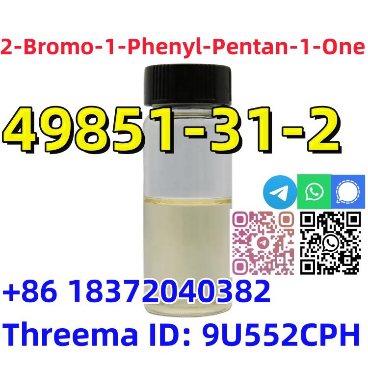 Yellow Liquid cas49851-31-2 high quality 2-Bromo-1-Phenyl-Pentan-1-One