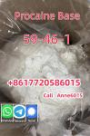 Procaine base cas 59-46-1 Procaine hcl cas 51-05-8 china factory direct sale.