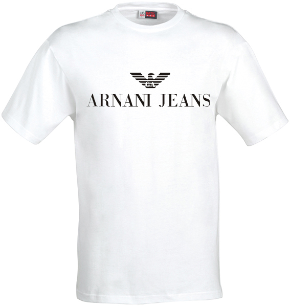 Футболка с надписью ARNANI JEANS