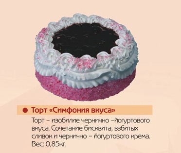 Торт Симфония Вкусов.