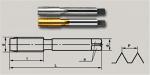 Метчики машинные для метрической резьбы короткие с проходным хвостовиком