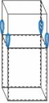 Мешок (биг-бэг) 90х90х120, 4 стропы, плотность 120г/м2, с верхней сборкой
