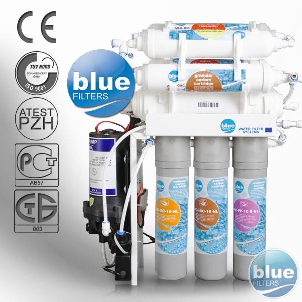 Система обратного осмоса Bluefilters. Ro-7 Filter New line фильтры аналоги. Фильтр под мойкой Bluefilters ro6 New line шестиступенчатый.