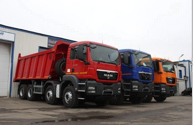 Самосвал MAN TGS 33.350 6x4, Кузов Meiller