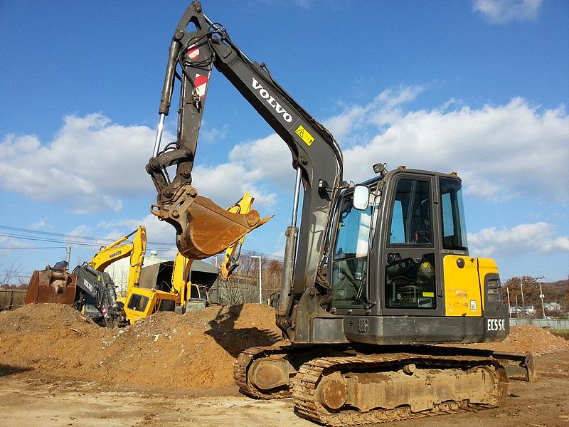 ГУСЕНИЧНЫЙ МИНИ ЭКСКАВАТОР VOLVO EC55C 2009 год