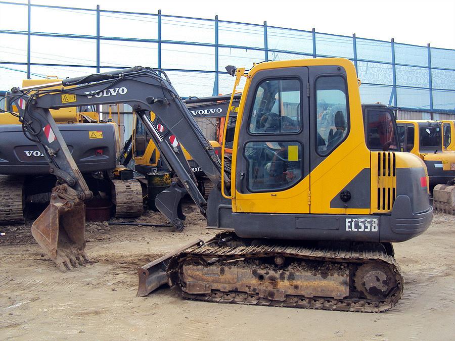 ГУСЕНИЧНЫЙ МИНИ ЭКСКАВАТОР VOLVO EC55B 2005 год