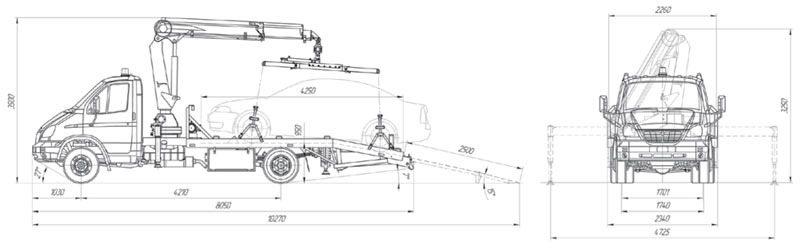 Чертеж газ 33104