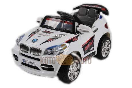 Электромобиль River Toys Джип BMW X8 8899 белый