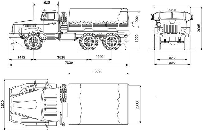 УРАЛ 4320-0111 бортовой