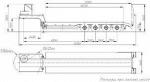 Полуприцеп-тяжеловоз 946641 высокорамный трал