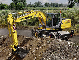 Экскаваторы колесные New Holland, модели серии MH