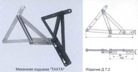 Механизм подъема ТАХТА