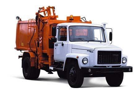 ГАЗ-3309 мусоровоз с боковой загрузкой