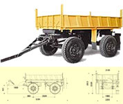 Прицеп самосвальный САТ-24Д