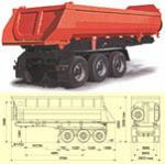 Полуприцеп самосвальный САТ-118 (V=33)