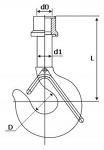 Крюки крановые грузовые