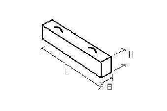 Перемычка брусковая