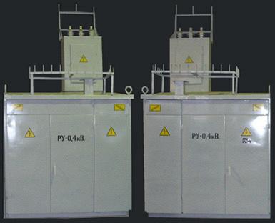 Комплектные трансформаторные подстанции серии КТП проходная (киоскового типа)