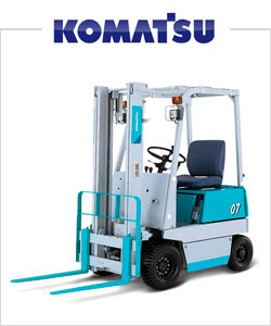 Электропогрузчики Komatsu PE