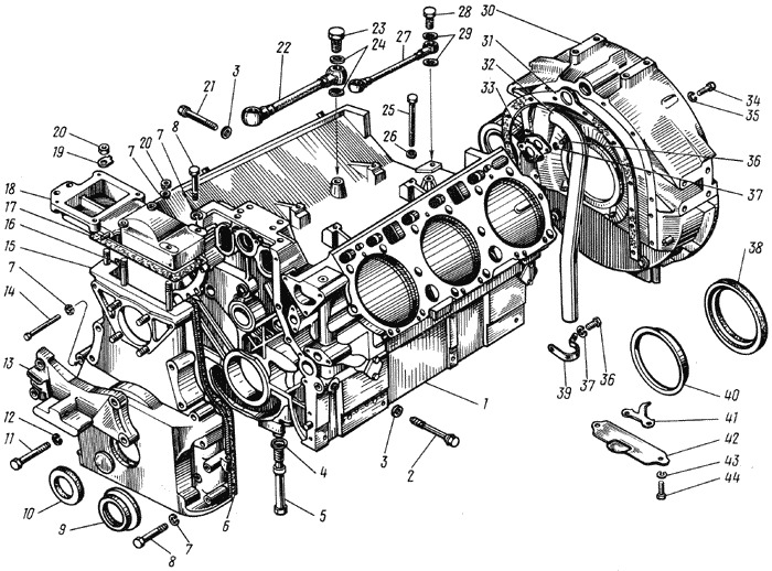 Блок цилиндров 236-1002012-Е