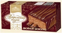 Вафельный торт Двойной шоколад