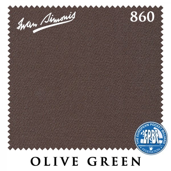 Сукно Iwan Simonis 860 198см Olive Green