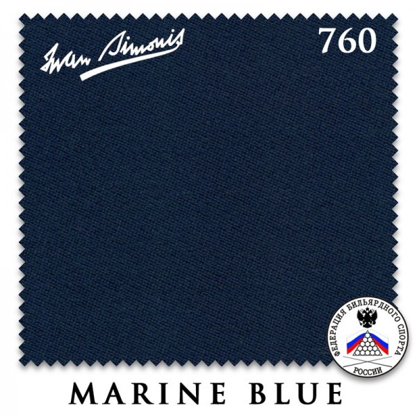 Сукно Iwan Simonis 760 195см Marine Blue