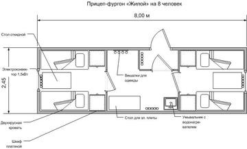 Вагон-дом Жилой 8