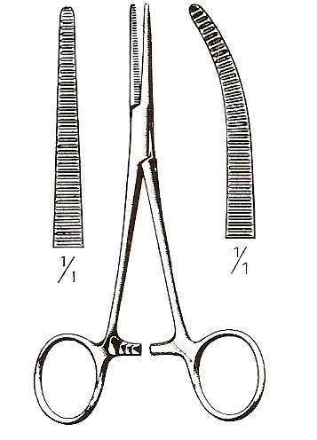 Зажимы кровоостанавливающие хирургические
