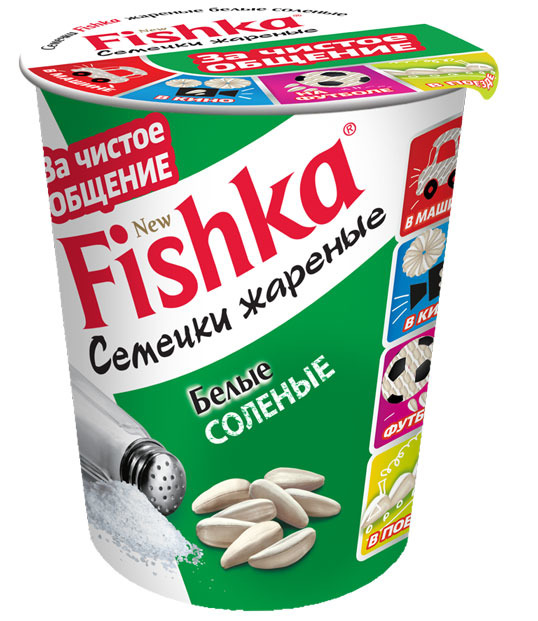 Семечки белые соленые Fishka (ФИШКА)