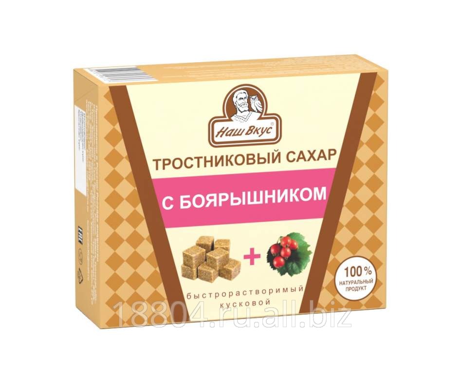 Сахар прессованный, тростниковый, кусковой, с экстрактом Боярышника, 330 г