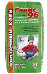 Плиточный клей ГЛИМС- 96 белый