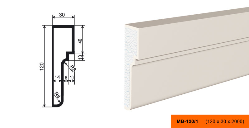 Молдинг МВ-120/1