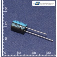 Конденсатор ECAP 220/25V 0811 (220µF±20% 25V 08х11mm) (аналог К50-35) TKR221M1EF11