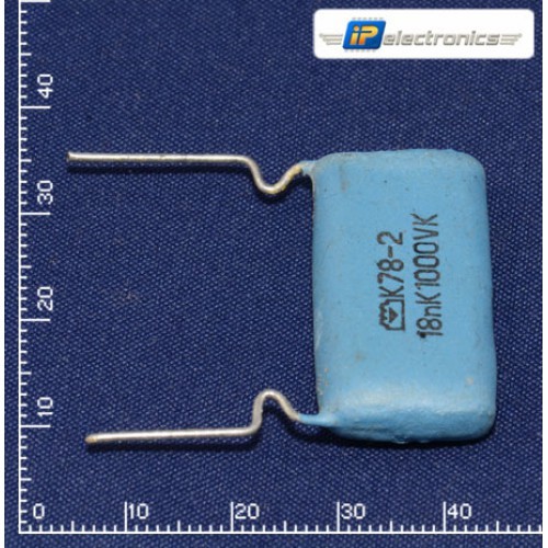 Конденсатор металлопленочный К78-2 0,018мкФ±10% 1000В