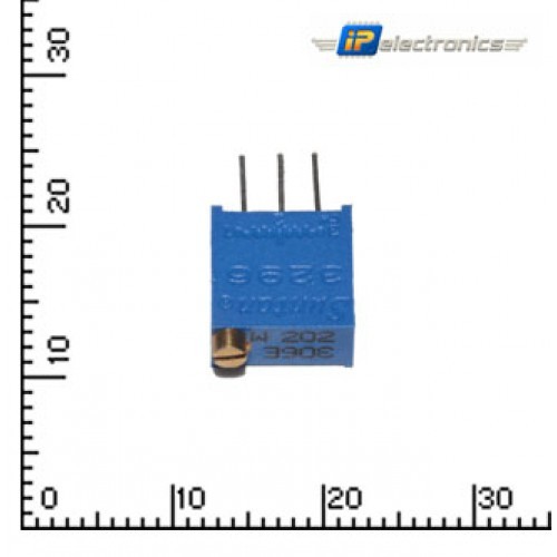 Резистор подстроечный многоповоротный TSR3296W 202R