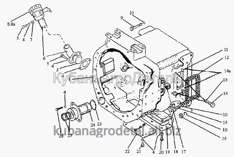 Запчасти для сельхозтехники МТЗ-1222/1523 Корпус сцепления