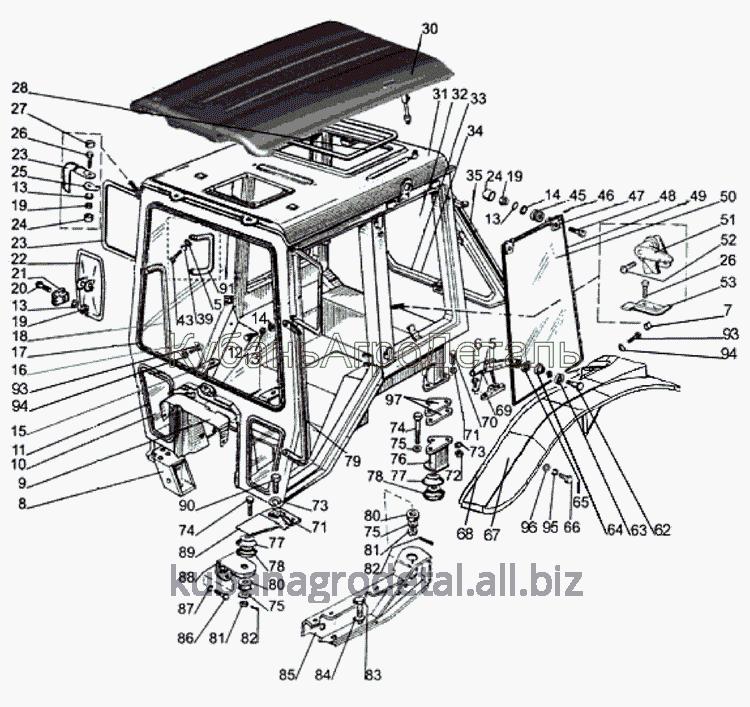 Каталог запчастей мтз 80 старого образца малая кабина