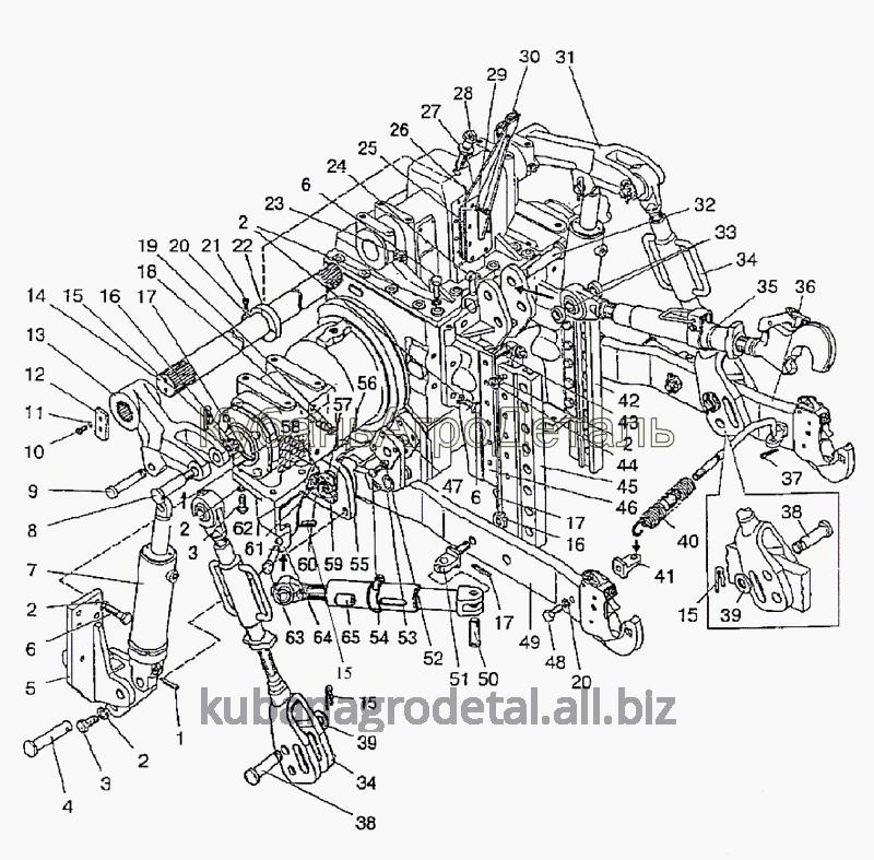 Запчасти для сельхозтехники МТЗ-1222/1523 Устройство навесное