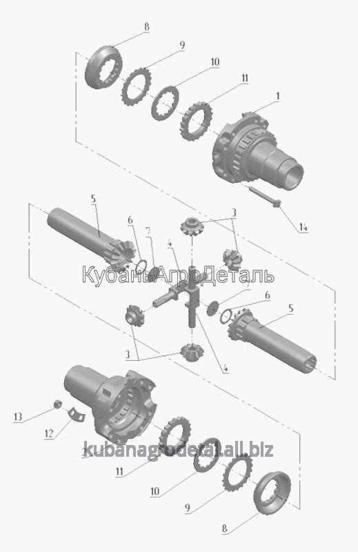 Запчасти для сельхозтехники МТЗ-1222/1523 Дифференциал