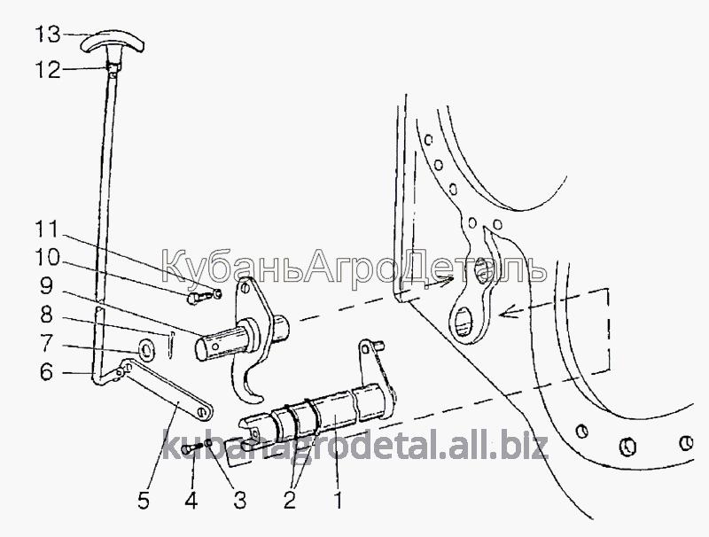 Запчасти для сельхозтехники МТЗ-1222/1523 Механизм переключения BOM (независимый/синхронный)