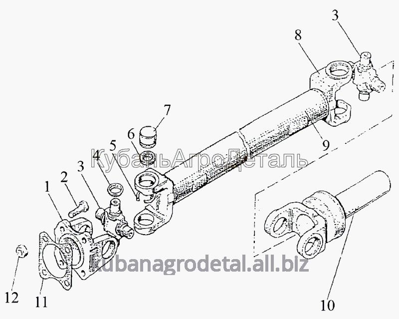 Запчасти для сельхозтехники МТЗ-1222/1523 Привод карданный
